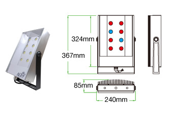 Grow Light_Floodlight_F02T100